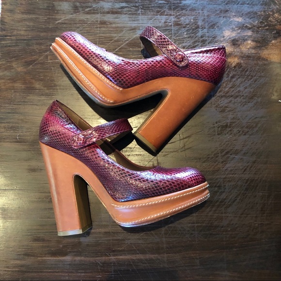 Marni Shoes - MARNI Mary Jane Platform Heels Size 37